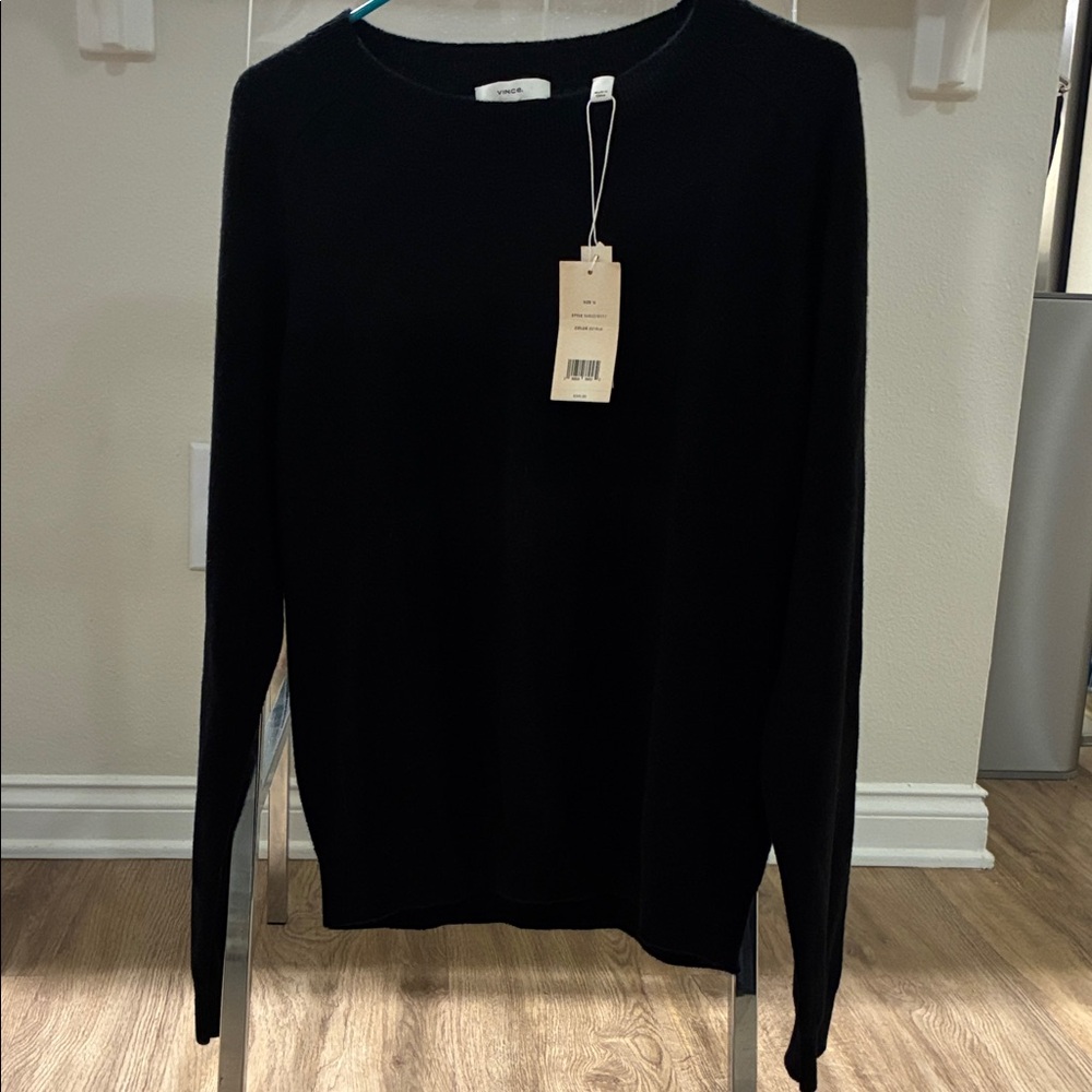 Vince black Wool and Cashmere sweater NWT size M